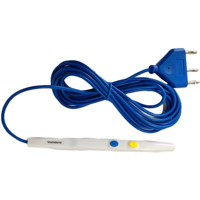 Kualitas  Electrode Electric Knife Pen Detachable Medical Wire Harness 0.3MHz-3.0MHz Length Customized pabrik