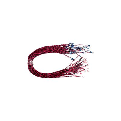 UL1007 robot wiring harness red and black 800mm twisted pair DC input