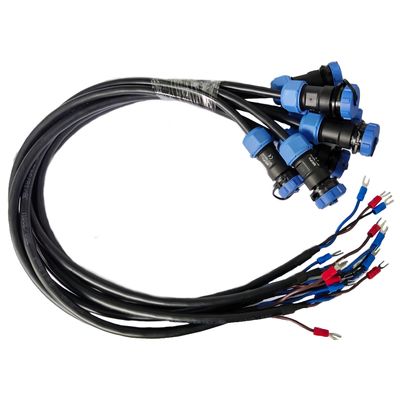 Manipulator 12V Power Supply Harness Aviation Socket Dengan Braided Shielded