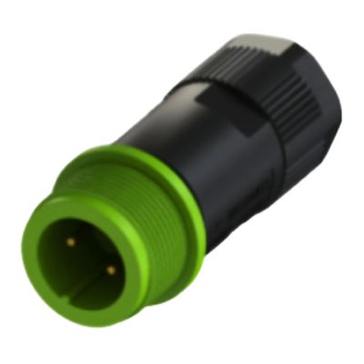 2 Core Male Wire Harness Connectors 2p LED Lighting Cable Connectors PA66 Shell