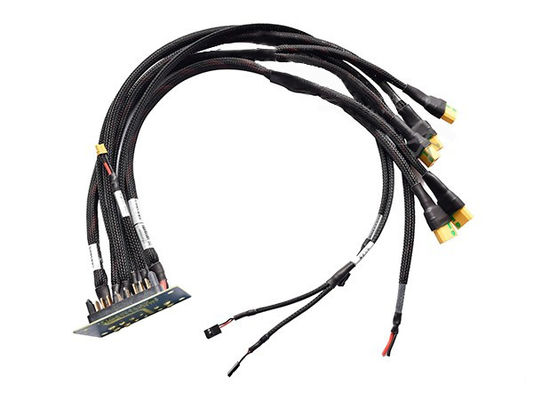 300V 600mm พีอีที เนื้อ Mesh สายการเชื่อมโยง Harness ของการโอนพลังงาน บอร์ด