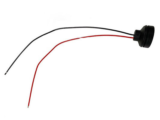 High Resilience Insulation Pressure Sensor Cable Wiring Harness 300V IP67 Black 300mm
