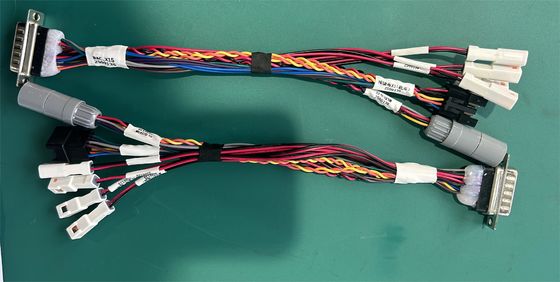 DB26 Temperature Acquisition Keypad Electronic Wiring Harness Three Rows Riveting End