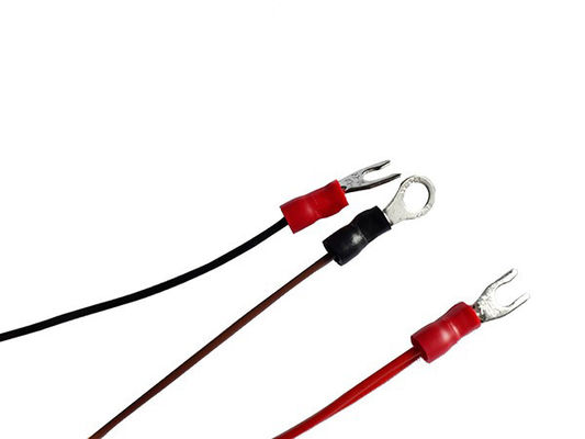 Waterproof TPU Frosted Spring Cabinet Handle Control Harness 300V Black 500mm