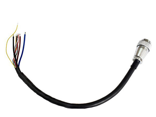 500V 12PIN Welded Cable Plug Insulated Metal Shielded Power Tool Harness IP67 ODM OEM