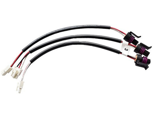 High Elastic Industrial Pressure Sensor Wiring Harness 500V IP67 Black 500mm