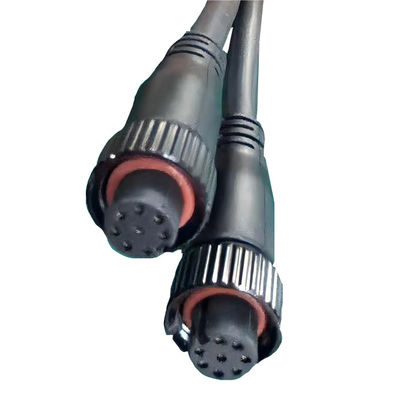 M12-CON Brushless Quick Removal Electronic Wiring Harness 300V Tin-Plated Waterproof Plug