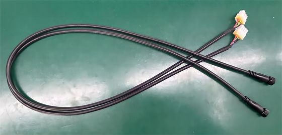 M12-CON Brushless Quick Removal Electronic Wiring Harness 300V Tin-Plated Waterproof Plug