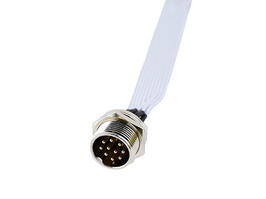 IP67 300V Corrects Deviation From Controller Harness UL2468 26# White Printed Blue Bar