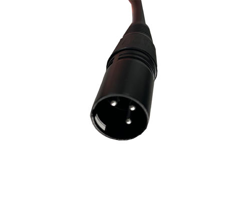 Custom Straight Headed Three Core Canon Insert With Plastic Case Case Industrial Wiring Harness Length 1100mm