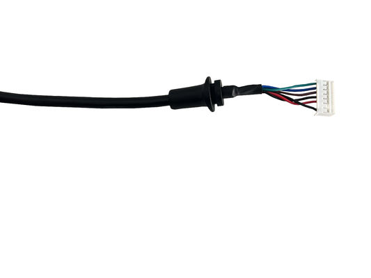 5C*24AWG Spring 6 Core Metal Aviation Connector Industrial Wiring Harness 7PIN Plastic Case