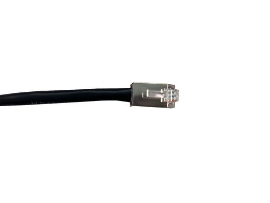 Directly Connects To Super CAT5E FTP Shielded Black Industrial Network Cable RJ45 150mm