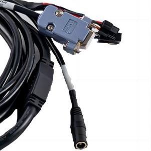 Anti Interference Flame Retardant Insulated Medical Mobile CT Harness 1550mm 30V DC