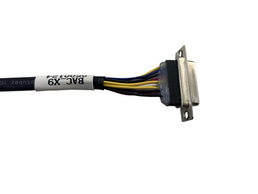 UL1007 24AWG DB26 Electronic Harness Three Rows Rivet End Driver Plate Black 200MM