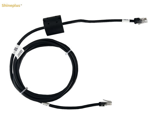 CAT5E UTP PVC Insulated Ferrite Magnetic Ring  Electronic Wiring Harness 300V 4P*24AWG