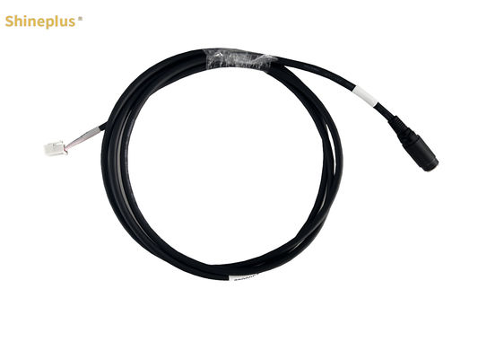 Unshielded Black 4PIN Aviation Head 24V Power Harness 1750mm 2C*18AWG