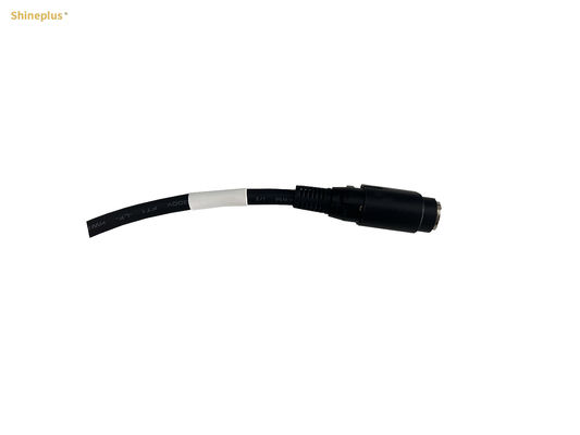 Unshielded Black 4PIN Aviation Head 24V Power Harness 1750mm 2C*18AWG