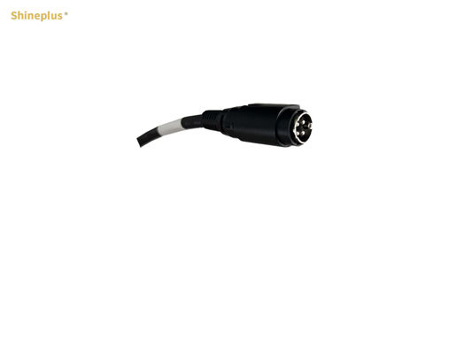 Unshielded Black 4PIN Aviation Head 24V Power Harness 1750mm 2C*18AWG