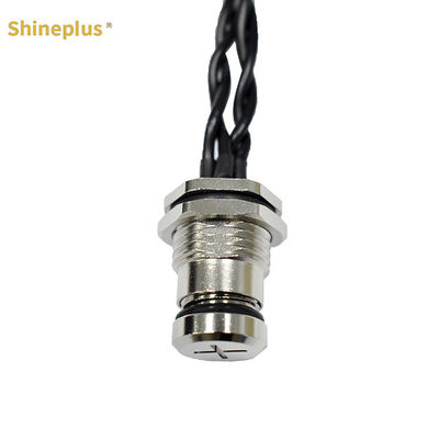 UL1569 300V M12 High Resolution Black Automotive Lidar Wire Harness Small Size 200mm