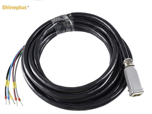RVV 500V 6MM2 PVC Bare Copper Industrial Wire Harness สําหรับเครื่องหมายเลเซอร์
