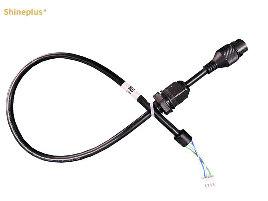RJ45 3000V IP67 Metal Shielded Industrial Network Cable CAT5C SFTP 4p*24AWG