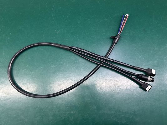 M19 300V PVC Ultra Flexible Wheelchair Robot Harness 2-Core Aviation Plug 10 Core Connector