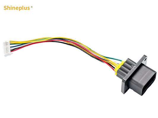Insulated Metal Shielded New Energy Vehicle Compressor Wiring Harness UL1007 300V IP67