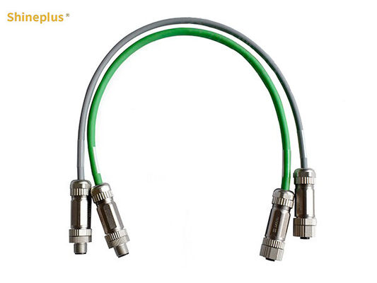 PUR Sheath 250V IP67 Insulated Flexible Waterproof Industrial Wiring Harness M12