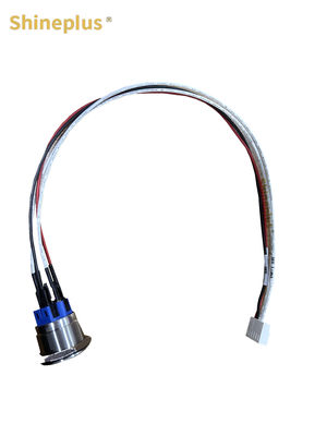 Złoża nierdzewna Metal Samoblokujący się Przycisk DUT Wyłącz przycisk Kabel Prężnik DC300V/0.01s Wyizolowany 1000MΩ