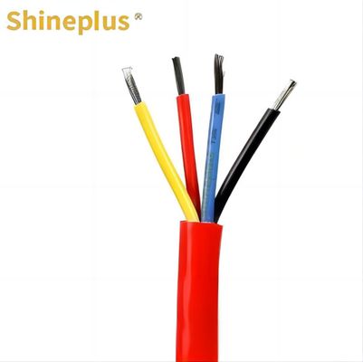 High Temperature 200 Degree Silicone Rubber Soft Sheath Power Cord 2 Cores 3 Cores