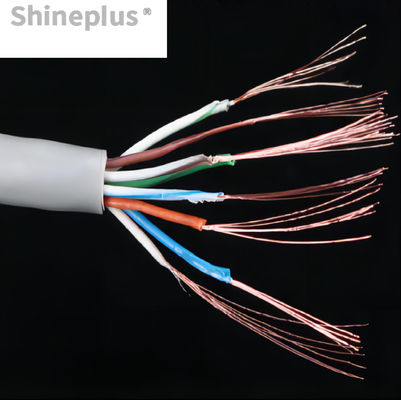 8 Core CAT6E Tested Pure Copper Double Shielded Class Network Cable SF/UTP-6 Oxygen Free Copper Shielded Network Cable